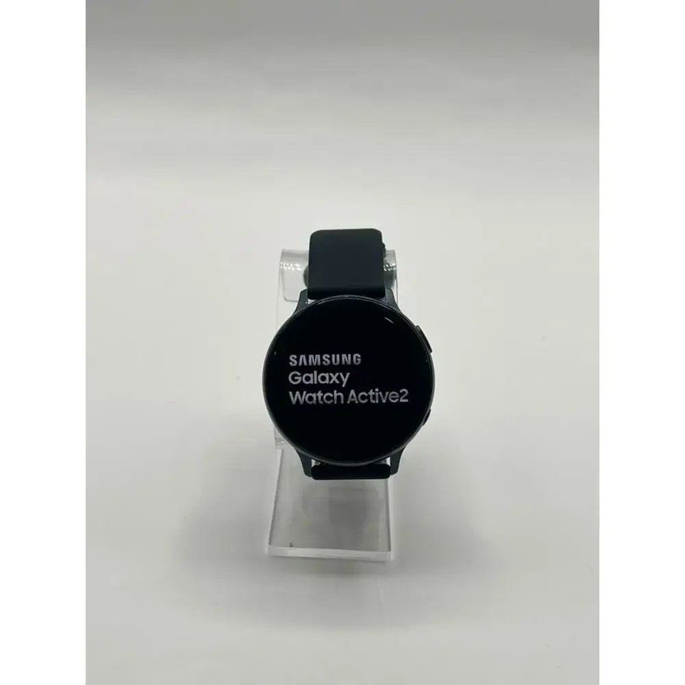Samsung Galaxy Watch Active2 44mm SM-R820 Bluetooth Black Smartwatch Tested